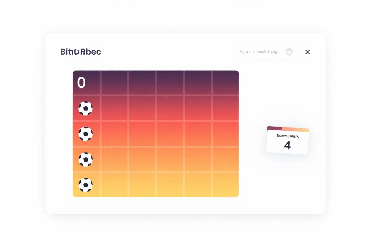 基于期望进球的比分概率热力图示例：常见比分落点一览